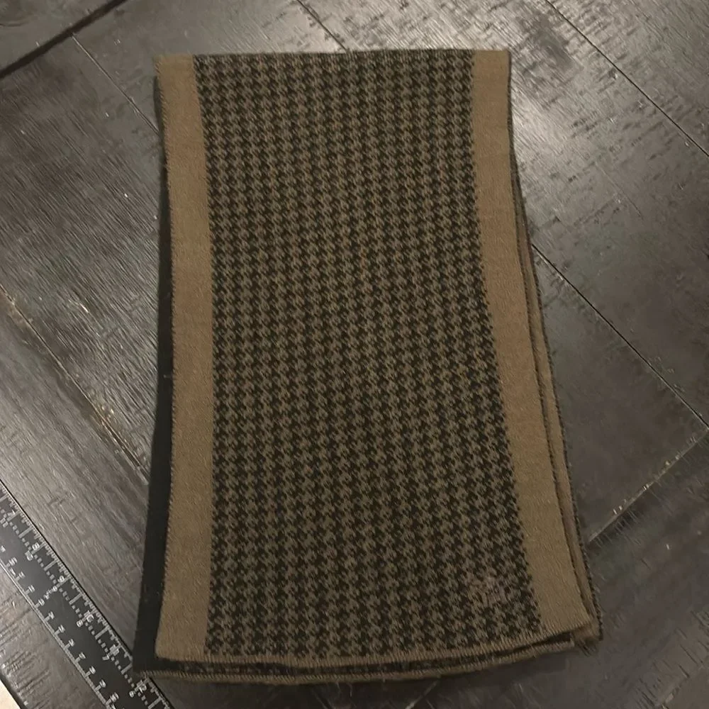 Houndstooth H Embroidered Super Cozy Soft Classy Scarf​